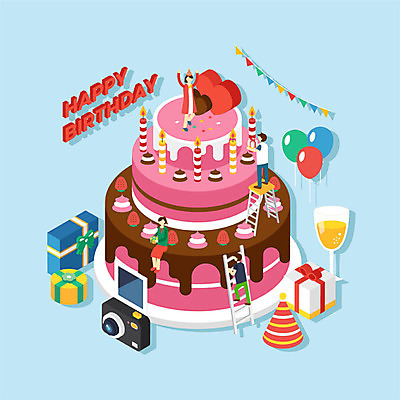 전신 여자 남자 와인잔 일러스트 촛불 사다리 선물 사람 여러명 성인 선물상자 카메라 고깔모자 하트 생일 생일케이크 즐거움 생일축하 풍선 아이소메트릭 가랜드 국내일러스트 AI파일 모양 모자_잡화 기념일 감정 다수 술잔 초 전자제품 상자 케이크 도구 축하 파티용품 파일형식 벡터