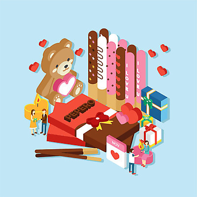 전신 커플 여자 기념일 남자 일러스트 촛불 선물 사랑 사람 여러명 성인 선물상자 곰인형 하트 빼빼로 빼빼로데이 아이소메트릭 국내일러스트 AI파일 모양 감정 인형 다수 초 관계 데이이벤트 디저트 이벤트 상자 막대과자 파일형식 벡터