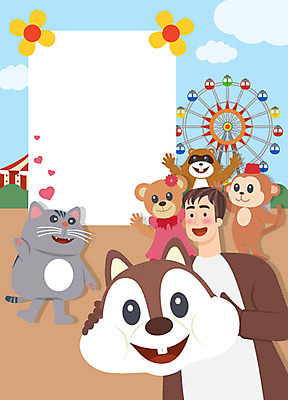 전신 여자 남자 일러스트 프레임 사람 여러명 상반신 성인 놀이공원 알림 즐거움 대관람차 모집 아르바이트 구인 인형탈 채용공고 최저임금 비정규직 국내일러스트 AI파일 감정 다수 비즈니스 경제 테마파크 놀이기구 탈 채용 파일형식 벡터