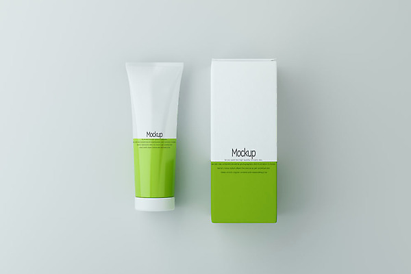 PSD 편집이미지 회색배경 사람없음 연두색 상자 한개 3D소스 3D 종이상자 디지털합성 치약 튜브용기 포장상자 목업 편집소스 편집3D 1 백그라운드 초록색 위생용품 회색 용기_그릇 파일형식