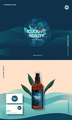 식물 ZIP 종이 물결 잎 일러스트 명함 유리병 나뭇잎 사람없음 초록색 하이앵글 뷰티 라벨 화장품 그라데이션 목업 브랜딩 가로명함 국내일러스트 AI파일 뷰포인트 컬러 병_용기 프레임 파일형식 벡터