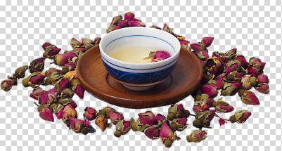 편집이미지 한국전통 음식 쟁반 사람없음 장미 찻잔 다기 꽃봉오리 PNG 장미차 편집소스 전통 꽃 잔 한국 다도 꽃차 파일형식