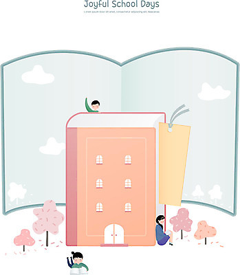 전신 나무 구름 학생 여자 교육 남자 초등학생 어린이 엎드리기 일러스트 수업 프레임 초등학교 사람 앉기 상반신 책 세명 독서 스쿨라이프 북마크 국내일러스트 AI파일 자연요소 식물 라이프스타일 학교 모션 파일형식 벡터