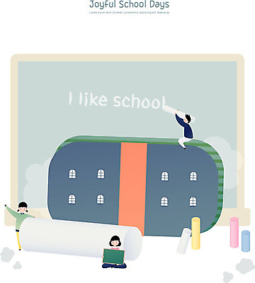 전신 학생 여자 교육 남자 초등학생 어린이 일러스트 학교 수업 프레임 초등학교 사람 앉기 세명 스쿨라이프 칠판 기록 분필 칠판지우개 국내일러스트 AI파일 라이프스타일 모션 초크 파일형식 벡터