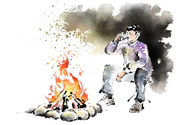 전신 PSD 남자 커피 일러스트 캘리그라피 붓터치 한명 미소 사람 앉기 성인 컵 마시기 모닥불 번짐 성인남자한명만 국내일러스트 1 식기 음료 모션 불 표정 남자한명만 성인남자만 파일형식 효과