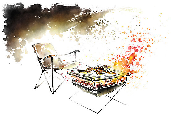 PSD 음식 의자 일러스트 캘리그라피 붓터치 사람없음 꼬치 모닥불 바비큐 번짐 꼬치구이 국내일러스트 가구 불 구이 파일형식 효과