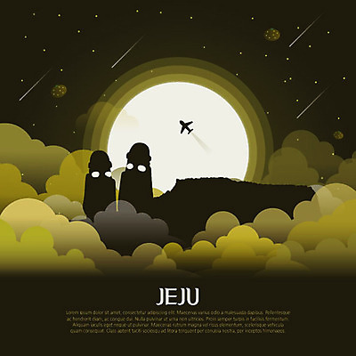 구름 아시아 섬 일러스트 귤 비행기 한국 사람없음 관광지 세계 제주도 달 유성 신비 돌하르방 성산일출봉 랜드마크 국내일러스트 AI파일 자연요소 나라 여행 컨셉 과일 항공교통 대중교통 서귀포 파일형식 벡터