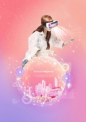PSD 편집이미지 여자 분홍색 과학 손가락 그래프 한명 미소 사람 빌딩 상반신 20대 성인 건물 옆모습 스크린 보라색 자료 터치 한국인 가리킴 도시 가상현실 성인여자한명만 오큘러스 빅데이터 AI_인공지능 이미지편집 1 건축물 손 뷰포인트 컬러 표정 동양인 손짓 청년 여자한명만 성인여자만 파일형식 4차산업 VR기기