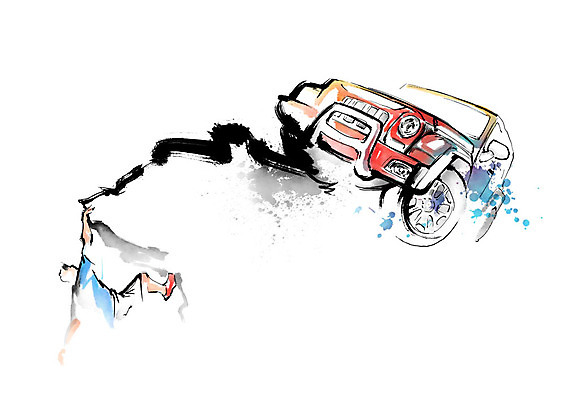 PSD 남자 일러스트 캘리그라피 자동차 붓터치 한명 사람 상반신 성인 번짐 성인남자한명만 국내일러스트 1 육상교통 남자한명만 성인남자만 파일형식 효과