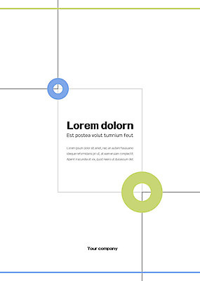 템플릿 표지 선 비즈니스 사람없음 연두색 파란색 사각형 업무 원형 고리 도넛 문서템플릿 문서 분할 이미지템플릿 AI파일 도형 컬러 디저트 초록색 작업 파일형식 벡터