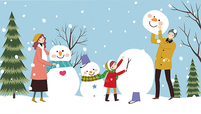 전신 나무 여자 남자 어린이 겨울 일러스트 가족 눈사람 엄마 따뜻함 사랑 사람 성인 야외 부모 목도리 화목 나뭇가지 눈 아빠 양동이 즐거움 눈사람만들기 겨울풍경 국내일러스트 AI파일 자연요소 식물 잡화 계절 감정 컨셉 관계 날씨 풍경 만들기 파일형식 벡터