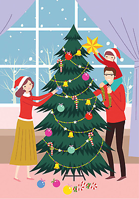 전신 여자 남자 어린이 크리스마스 겨울 거실 일러스트 산타모자 창문 가족 엄마 실내 따뜻함 사랑 사람 성인 장식 세명 부모 크리스마스트리 화목 눈 커튼 아빠 창가 즐거움 꾸미기 별장식 오너먼트 국내일러스트 AI파일 자연요소 모자_잡화 계절 기념일 감정 별 컨셉 크리스마스장식 관계 날씨 내부 파일형식 벡터