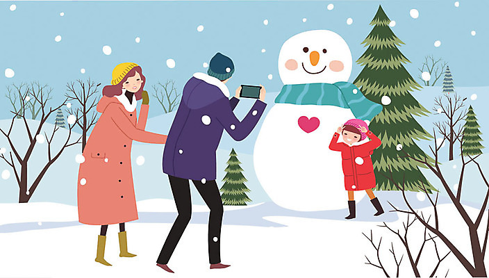 전신 나무 여자 남자 어린이 겨울 일러스트 가족 눈사람 엄마 따뜻함 사랑 사람 성인 야외 세명 스마트폰 부모 사진촬영 화목 눈 아빠 즐거움 기념사진 겨울풍경 국내일러스트 AI파일 자연요소 식물 계절 감정 컨셉 관계 날씨 풍경 핸드폰 스마트기기 촬영 파일형식 벡터
