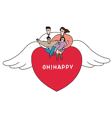 전신 여자 남자 행복 어린이 일러스트 가족 안기 상상 사랑 미소 사람 앉기 여러명 성인 희망 기쁨 하트 즐거움 천사날개 국내일러스트 AI파일 모양 감정 다수 날개 관계 모션 천사 표정 파일형식 벡터