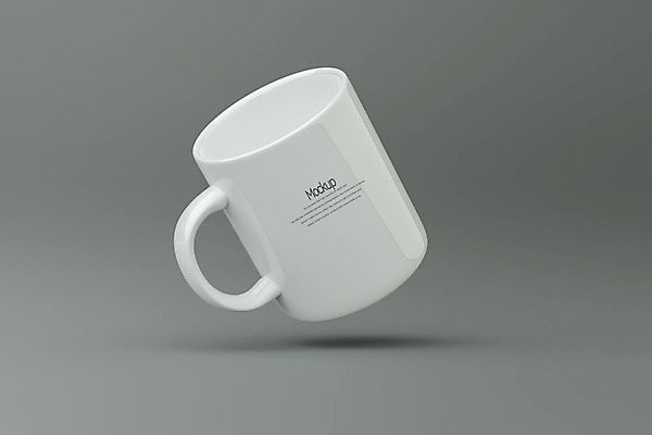 PSD 편집이미지 회색배경 사람없음 한개 3D소스 3D 머그컵 디지털합성 목업 편집3D 1 백그라운드 컵 회색 파일형식