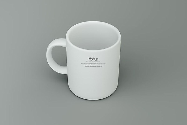 PSD 편집이미지 회색배경 사람없음 한개 3D소스 3D 머그컵 디지털합성 목업 편집3D 1 백그라운드 컵 회색 파일형식
