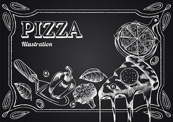 PSD 음식 일러스트 피망 나뭇잎 치즈 프레임 피자 사람없음 칠판 브로콜리 초크 올리브 초크일러스트 초크아트 나무접시 국내일러스트 접시 열매 잎 채소 유제품 패스트푸드 서양음식 그림 파일형식