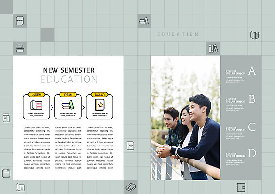 PSD 템플릿 학생 표지디자인 북디자인 응시 출판디자인 여자 교육 남자 내지 리플렛 대학생 북커버 난간 미소 사람 팜플렛 상반신 20대 청년 야외 책 세명 다이어리 기댐 한국인 신학기 격자 책더미 청년만 이미지템플릿 시선 무늬 모션 표정 동양인 성인 사무용품 무더기 성인만 파일형식