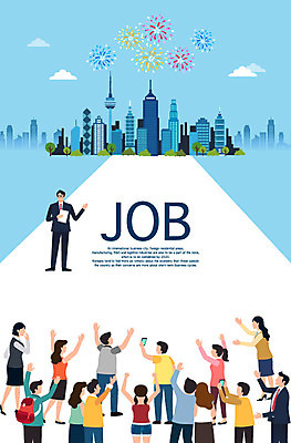 전신 여자 남자 일러스트 폭죽 불꽃놀이 사람 정장 빌딩 여러명 상반신 성인 파란색 손들기 구직 흰색 도시 직장인 신입사원 환영 모집 구인구직 채용 채용공고 채용박람회 국내일러스트 AI파일 직업 옷 컬러 다수 컨셉 비즈니스 모션 놀이 건물 구인 박람회 파일형식 벡터