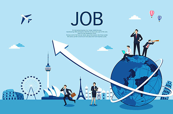 전신 응시 여자 남자 화살표 지구 일러스트 비행기 서기 사람 앉기 정장 빌딩 여러명 성인 건물 파란색 관광지 노트북 망원경 열기구 작업 직장인 신입사원 통화 모집 랜드마크 채용 채용공고 국내일러스트 AI파일 직업 건축물 시선 옷 컬러 여행 다수 비즈니스 항공교통 모션 대중교통 전자제품 파일형식 벡터