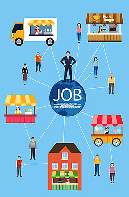 전신 여자 남자 지구 커피 일러스트 사람 정장 여러명 성인 파란색 상점 카페 직장인 신입사원 창업 모집 아이스크림가게 채용 채용공고 햄버거가게 푸드트럭 국내일러스트 AI파일 직업 옷 음료 컬러 다수 비즈니스 식당 트럭 자영업 아이스크림장사 파일형식 벡터