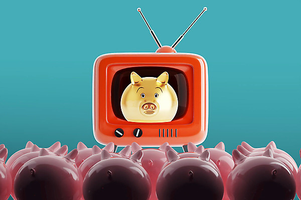 PSD 편집이미지 분홍색 백그라운드 새해 사람없음 빨간색 파란색 컬러풀 3D소스 3D 텔레비전 금색 돼지 디지털합성 2019년 편집소스 기해년 황금돼지 편집3D 컬러 포유류 전자제품 연도 파일형식