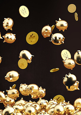 PSD 편집이미지 백그라운드 돈 새해 사람없음 컬러풀 3D소스 3D 동전 검은색 금색 돼지 떨어짐 디지털합성 금화 2019년 편집소스 기해년 황금돼지 편집3D 컬러 컨셉 포유류 재산 황금 연도 파일형식