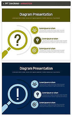 템플릿 비즈니스 전구 돋보기 그래프 사람모양 사람없음 초록색 파란색 물음표 느낌표 과녁판 목표 PPT 프레젠테이션 문서템플릿 질의응답 애니형PPT 이미지템플릿 모양 기호 컬러 컨셉 파일형식