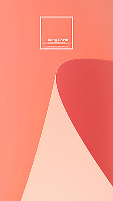 PSD 편집이미지 종이 컬러 백그라운드 패턴 사람없음 유행 3D 공백 디지털합성 리빙코랄 이미지편집 편집3D 무늬 파일형식 트랜드컬러 코랄