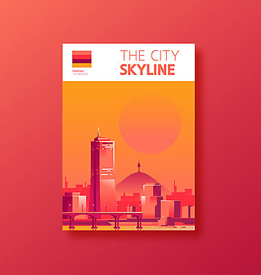 건축물 컬러 일러스트 서울 한국 사람없음 건물 노란색 유행 노을 한강 전봇대 스카이라인 63빌딩 남산타워 가교 리빙코랄 국내일러스트 AI파일 자연요소 공공시설 건축 아시아 빌딩 남산 랜드마크 파일형식 벡터 트랜드컬러 코랄