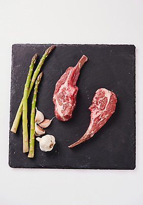 포토 JPG 스튜디오촬영 음식 실내 마늘 누끼 근접촬영 사람없음 하이앵글 중식 안주 흰배경 기호식품 양갈비 플랫레이 국내포토 뷰포인트 백그라운드 채소 내부 흰색 플랫 파일형식