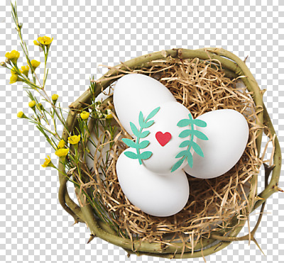 편집이미지 꽃 기독교 나뭇잎 부활절 사람없음 바구니 계란 하트 둥지 건초 오브젝트 담기 PNG 편집소스 모양 식물 기념일 종교 잎 모션 알 파일형식