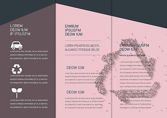 템플릿 표지디자인 북디자인 출판디자인 내지 리플렛 분홍색 북커버 3단접지 자동차 팜플렛 사람없음 새싹 자연보호 그린캠페인 검은색 재활용 이미지템플릿 AI파일 식물 육상교통 캠페인 컬러 자연 보호 친환경 파일형식 벡터