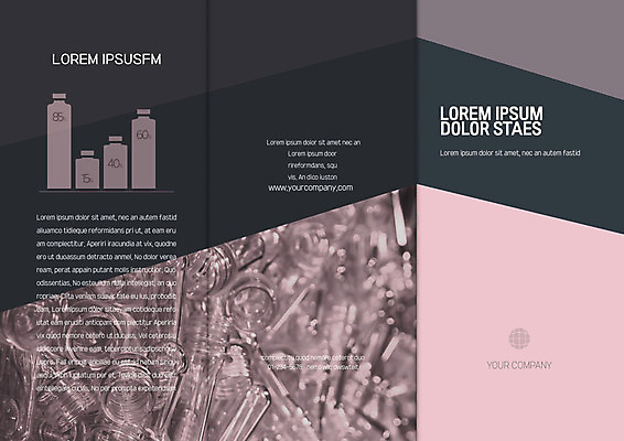 템플릿 표지디자인 북디자인 출판디자인 표지 리플렛 분홍색 북커버 3단접지 그래프 유리병 팜플렛 사람없음 검은색 재활용 플라스틱 이미지템플릿 AI파일 컬러 재질 병_용기 친환경 파일형식 벡터