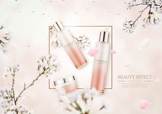 PSD 편집이미지 꽃잎 분홍색 따뜻함 사람없음 뷰티 봄 화장품 벚꽃 향기 꽃가지 낙화 흩날리기 이미지편집 계절 꽃 컬러 모션 나뭇가지 냄새 파일형식