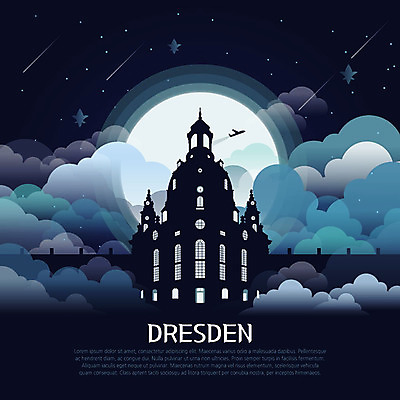 구름 유럽 여행 일러스트 비행기 독일 사람없음 관광지 세계 궁전 달 유성 신비 드레스덴 랜드마크 츠빙거궁전 국내일러스트 AI파일 자연요소 나라 컨셉 고건축 항공교통 대중교통 파일형식 벡터