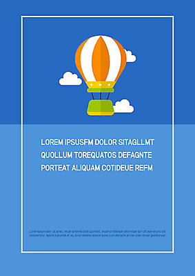 구름 템플릿 하늘 사람없음 파란색 열기구 프레젠테이션 문서템플릿 서식 문서 제안서 이미지템플릿 AI파일 자연요소 컬러 항공교통 파일형식 벡터