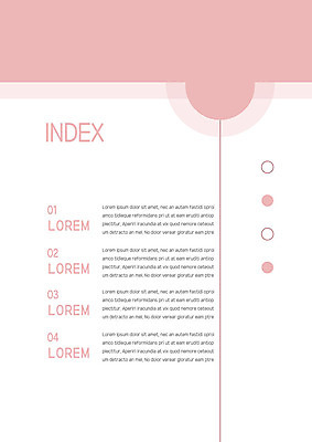 템플릿 분홍색 패턴 사람없음 원형 프레젠테이션 문서템플릿 서식 문서 제안서 인덱스 이미지템플릿 AI파일 도형 컬러 무늬 파일형식 벡터