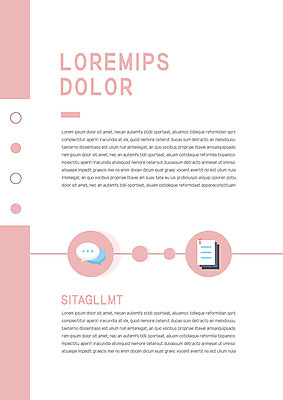 템플릿 분홍색 말풍선 사람없음 파란색 원형 프레젠테이션 문서템플릿 서식 문서 제안서 이미지템플릿 AI파일 도형 컬러 파일형식 벡터