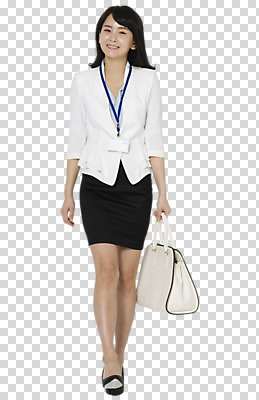 전신 편집이미지 응시 여자 가방 한명 미소 사람 정장 20대 성인 앞모습 걷기 한국인 직장인 출근 PNG 사원증 성인여자한명만 직업 1 시선 잡화 옷 뷰포인트 비즈니스 모션 표정 동양인 청년 출퇴근 여자한명만 성인여자만 파일형식