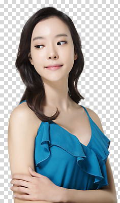 편집이미지 응시 여자 한명 미소 사람 상반신 20대 성인 옆모습 파란색 한국인 PNG 의료성형뷰티 성인여자한명만 1 시선 뷰포인트 컬러 표정 동양인 청년 여자한명만 성인여자만 파일형식