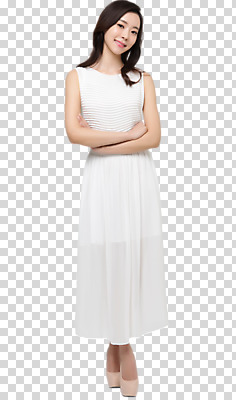 전신 편집이미지 응시 원피스 여자 한명 서기 미소 사람 20대 성인 앞모습 팔짱 한국인 흰색 PNG 의료성형뷰티 성인여자한명만 1 시선 옷 뷰포인트 컬러 모션 표정 동양인 청년 여자한명만 성인여자만 파일형식