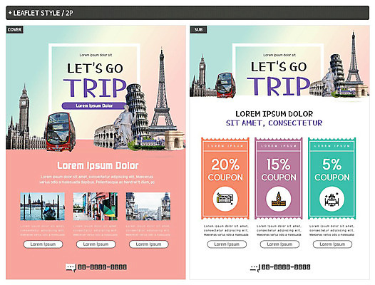 템플릿 유럽 ZIP 포스터 리플렛 여행 유럽건축 사람없음 관광지 에펠탑 전단템플릿 전단 쿠폰 피사의사탑 이층버스 랜드마크 세계관광명소 유럽문화 할인쿠폰 인디자인 INDD 이미지템플릿 나라 서양건축 버스 이탈리아 세계문화유산 홍보물 서양문화 파리 파일형식