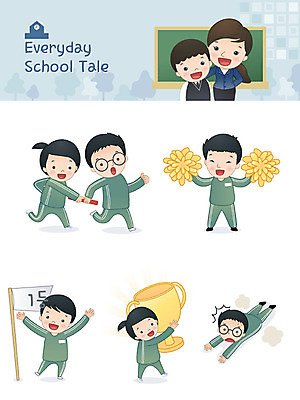 전신 학생 여자 교육 남자 교복 일러스트 교실 학교 응원 청소년 사람 여러명 상반신 성인 달리기 스쿨라이프 교사 칠판 우승 계주 트로피 체육시간 체육복 체육대회 넘어짐 국내일러스트 AI파일 직업 라이프스타일 옷 다수 모션 수업 운동복 최고 육상스포츠 상_우승 체육 대회 파일형식 벡터