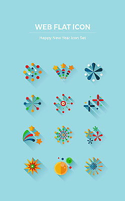 아이콘 행복 하늘색 불꽃 새해 폭죽 불꽃놀이 사람없음 반짝임 파티 해피뉴이어 2D아이콘 AI파일 감정 모션 놀이 불 이벤트 파란색 새해인사 파일형식 벡터