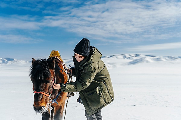 포토 JPG 주간 구름 한마리 응시 여자 줄 여행 겨울 하늘 산 한명 사람 상반신 20대 성인 야외 옆모습 설원 한국인 눈 잡기 말_동물 승마 몽골 고삐 성인여자한명만 쓰다듬기 국내포토 자연요소 1 시선 계절 아시아 스포츠 뷰포인트 포유류 모션 날씨 눈_날씨 동양인 청년 여자한명만 성인여자만 파일형식