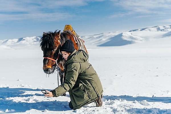 포토 JPG 주간 전신 한마리 응시 여자 여행 겨울 산 한명 사람 앉기 20대 성인 야외 옆모습 스마트폰 설원 사진촬영 한국인 눈 말_동물 승마 셀프카메라 몽골 성인여자한명만 국내포토 자연요소 1 시선 계절 아시아 스포츠 뷰포인트 포유류 모션 날씨 눈_날씨 동양인 청년 핸드폰 스마트기기 촬영 여자한명만 성인여자만 파일형식