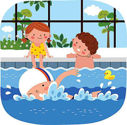 전신 나무 구름 학생 여자 남자 수영복 어린이 일러스트 수업 수영장 미소 사람 상반신 세명 수영 즐거움 수영모 방과후 국내일러스트 AI파일 자연요소 식물 옷 교육 감정 표정 수상스포츠 수영용품 파일형식 벡터