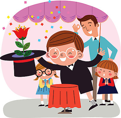 전신 학생 여자 남자 꽃 어린이 일러스트 탁자 수업 사람 여러명 성인 교사 마술 박수 즐거움 마술봉 마술사모자 색종이 모자가게 방과후 국내일러스트 AI파일 식물 직업 모자_잡화 교육 감정 종이 가구 다수 손짓 상점 마술도구 파일형식 벡터