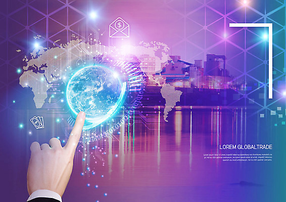 PSD 편집이미지 손 남자 지구 지도 비즈니스 미래 한명 사람 정장 빌딩 건물 신체부위 빛 컬러풀 보라색 터치 도전 가리킴 도시 직장인 무역 미래산업 이미지편집 직업 1 건축물 옷 산업 컬러 컨셉 손짓 파일형식